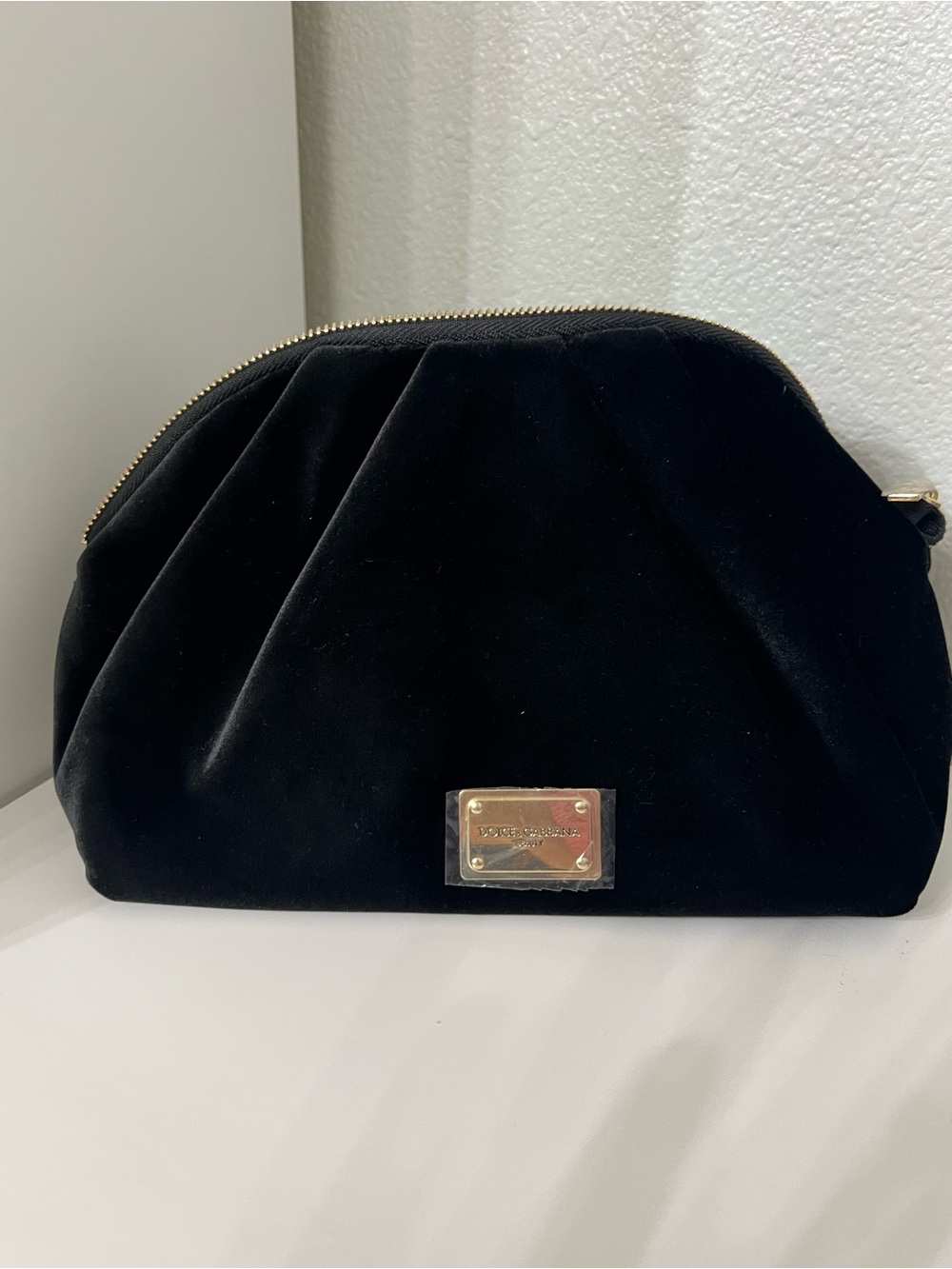 Dolce and Gabbana beauty Velvet Cosmetic Pouch